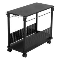 Bauhutte バウヒュッテ 昇降式L字デスク BHD-670H-BK パソコンを