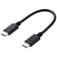 ELECOM MPA-CC01PNBK ブラック スマホ・タブレット用USBケーブル USB(C-C) スタンダード Power Delivery対応 認証品 0.1m | XPRICE Yahoo!店