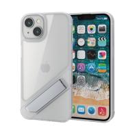 ELECOM PM-A22AHVST1CR クリア iPhone14/13 ケース カバー ハイブリッド 超衝撃吸収 スタンド機能付(縦・横置き) メーカー直送 | XPRICE Yahoo!店