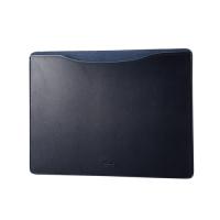 ELECOM BM-IBSVM2213NV MacBook Pro / Air 13インチ 13.6インチ パソコン ケース カバー スリーブタイプ ソフトレザー ネイビー | XPRICE Yahoo!店