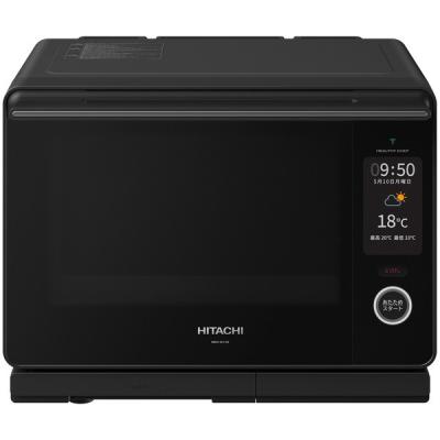 HITACHI オーブンレンジ ブラック 日立 電子レンジ（電子レンジ機能：タッチパネル）｜電子レンジ