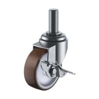 ユーエイ ST65URSW3440 ねじ込み式 自在 キャスター ウレタン 車輪径65mm ストッパー付き Sタイプ ST-S型 ネジ寸法W3/4×40山数10 メーカー直送 | XPRICE Yahoo!店