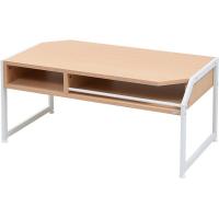 テーブル ローテーブル おしゃれ 木製 スチール ホワイト ブラック RT-007-WH JKプラン メーカー直送 | XPRICE Yahoo!店