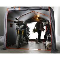 DOPPELGANGER 認定正規取引店 ドッペルギャンガー DCC538W-GY グレー・オレンジ バイクガレージ 2500 ワイド メーカー直送 日時指定不可 | XPRICE Yahoo!店