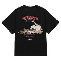 NANGA ナンガ Tシャツ ECO HYBRID CAMPING MANNERS WILD ANIMALS TEE BLK M NW2411-1G800-A N0000167 | XPRICE Yahoo!店