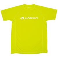 phiten RAKUシャツSPORTS 半袖 ロゴ入り Tシャツ ライム×ロゴ白 M JG357004 | XPRICE Yahoo!店