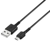BUFFALO BU2AMBS10BK USB2.0 A to microB ラバーブッシュスリムケーブル 1.0m ブラック | XPRICE Yahoo!店