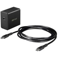 BUFFALO BSACPD4500BK PC用USB電源アダプター PD45W 1ポート ケーブル付 ブラック | XPRICE Yahoo!店