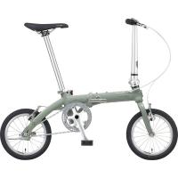 DAHON Dove Super light 14インチ グレイッシュグリーン フォールディングバイク シングルスピード アルミフレーム | XPRICE Yahoo!店