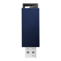 IODATA U3-PSH16G/B USB3.0/2.0対応 ノック式USBメモリー 16GB ブルー | XPRICE Yahoo!店