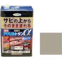 アサヒペン 油性高耐久アクリルトタン用α 12kg グレー 油性塗料 | XPRICE Yahoo!店