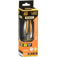 オーム電機 LDC4L/D C6 LEDフィラメントタイプシャンデリア球 E26 40形相当 電球色 調光器対応 | XPRICE Yahoo!店