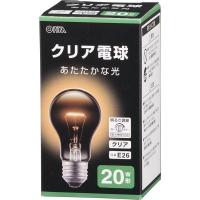 オーム電機 LB-D5619CN 白熱電球 E26 20W形 クリア | XPRICE Yahoo!店