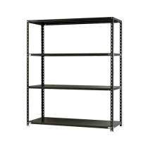キタジマ 51010603402 スチールラック NC1500-18-4段 ブラック メーカー直送 | XPRICE Yahoo!店