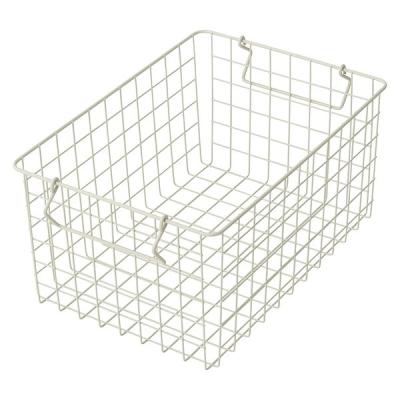 ワイヤーバスケット 白（整理用品、小物入れ）｜インテリア雑貨 | 家具