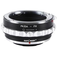 K&amp;F Concept KF-DAX レンズマウントアダプター(ペンタックスKマウント(DAレンズ対応)レンズ → 富士フィルムXマウント変換) 絞りリング付き | XPRICE Yahoo!店