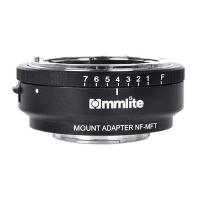 Commlite CM-NF-MFT マウントアダプター (ニコンFマウントレンズ → マイクロフォーサーズマウント変換) 絞りリング付き | XPRICE Yahoo!店