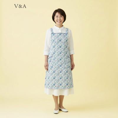 【V&A】刺繍エプロン 手刺繍エプロン