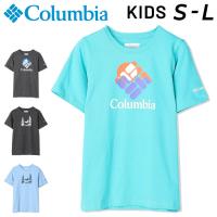 コロンビアキッズ  半袖 Tシャツ Columbia プリントT アウトドア カジュアル ウェア 子ども 男の子 女の子 ベーシック 綿100％ トップス/AB7178 | APWORLD