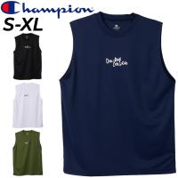 チャンピオン ノースリーブ Tシャツ メンズ Champion E-MOTION スリーブレスシャツ バスケットボールウェア タンクトップ 吸汗速乾 抗菌防臭 男性用 /C3-ZB315 | APWORLD