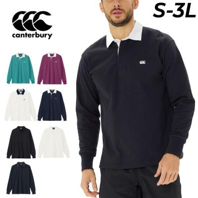 CANterbury ALL Blacks ラガーシャツ 長袖　黒白ＬメンズH2 即購入OK】CANTERBURY OF NEW ZEALAND ラガーシャツ - メルカリ