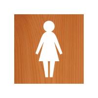 会社で オフィスで屋外でも便利 トイレマークステッカー 女性 淑女 女子トイレ用 白抜きタイプ Tl 1 B02 ピクトグラムシール Tl 1 B02 Aqプラネット 通販 Yahoo ショッピング