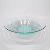 ガラスの水盤　小　　水盤　ガラス水盤　水小物　水グッツ　水インテリア　水装飾 