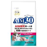 AIM30 室内避妊・去勢後成猫用 健康な尿路・毛玉ケア フィッシュ 1.2kg | アクアベースショップ