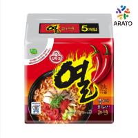 【120gx5個】オットゥギ 熱ラーメン  韓国ラーメン インスタント 韓国食品 | ARATO