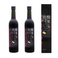 アビオス 効酸果 (こうさんか) 500ml +ハンドタオル付 2個 (アサイベリー アサイー 抗酸化 濃縮ドリンク 2本) | アロカリア