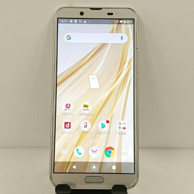 AQUOS アンドロイドスマートフォン（色：ゴールド系）｜スマホ