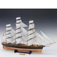 ウッディジョー木製帆船模型1/100カティサーク[帆付き]レーザーカット加工 | アークオアシス ヤフーショップ