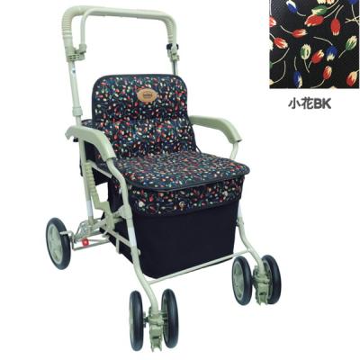 本日タイムセール！シルバーカー 黒と茶色の柄 本日タイムセール