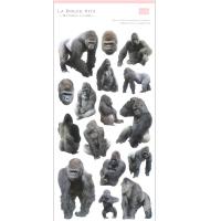 ゴリラ ステッカー シール イラスト 車 自転車 アイコス スマホ 目印 おもしろ 動物 Stk ハラジュクアイリー 通販 Yahoo ショッピング