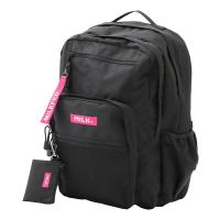 MILKFED リュック ミルクフェド 通学 大容量 バックパック 学生 W ZIP BACKPACK 通勤 レディース ブラック 黒 ピンク pc | ARIEL MILKFED.