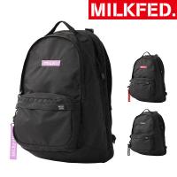 リュック 最安カラー バックパック ミルクフェド MILKFED ブラック 黒 COMFORTABLE BACKPACK BAR 103214053002 大容量 | ARIEL MILKFED.