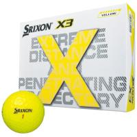 値下げ品 ダンロップ スリクソン SRIXON X3 エックススリー ゴルフボール 1ダース 12球入り イエロー 2022年モデル 有賀園 ゴルフ | 有賀園ゴルフモール A-NET