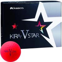 キャスコ キラスターV KIRA STAR V ゴルフボール 1ダース 12球入り レッド 有賀園 ゴルフ | 有賀園ゴルフモール A-NET