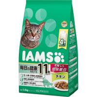 アイムス (IAMS) キャットフード 11歳以上用 毎日の健康サポート チキン シニア猫用 1.5kg×6個 (ケース販売) | Ariys shop