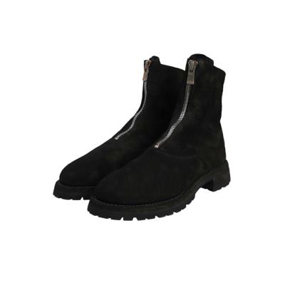 Guidi フロントジップブーツ 黒 26cm Guidi【グイディ】front zip boots 