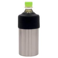 OGURA 四角 670mlも入る ペットボトルホルダー 軽量 タンブラー 真空 断熱 500*670ml対応 シルバー | AROUNDSTORE