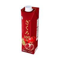 スジャータ　ざくろ100％（濃縮還元） 1000ml紙パック×6本入 | アローズ