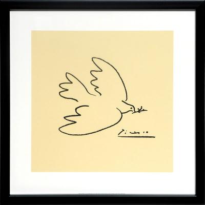 【美品】ピカソ　鳩の絵　陶器　壁掛け　卓上　2way 美品】ピカソ 鳩の絵 陶器 壁掛け 卓上 2way