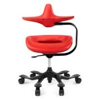 矯正用品・補助ベルト iPole7 Wooridul Chair Natural Leather 変なかたちのすごい椅子 ipole7 アイポール7 腰のサポートに最適