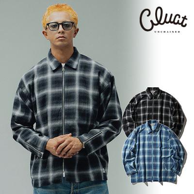 2026 春 先行予約 2月〜3月入荷予定 CLUCT クラクト PUEBLO[L/S ZIP SHIRT] メンズ シャツ 送料無料 キャンセル不可 atftps CLUCT（クラクト） 2026 春 先行予約 2月〜3月入荷予定 シャツ CLUCT