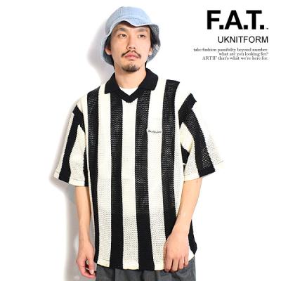 美品FAT◼️ PINGAUGEターコイズ ストライプ オーバーサイズポロシャツ FAT（柄：ストライプ）おすすめ人気商品一覧 通販 - Yahoo!ショッピング