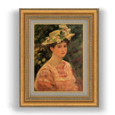 ルノワール帽子の女（絵画）｜美術、工芸品 | 楽器、手芸