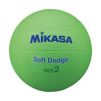 ミカサ（MIKASA）　STD2SRLG　ドッジボール  ボール  ソフトドッジボール 2号球 ライトグリーン　22SS | アンドウスポーツ