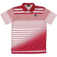 LUCENT（ルーセント）　XLP8361　テニス　ユニセックス ゲームシャツ レッド　18SS | アンドウスポーツ