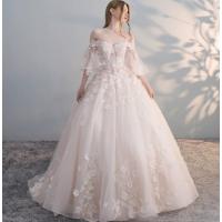 ウェディングドレス ウエディングドレス プリンセスライン 結婚式 花嫁　ロングドレス　披露宴　二次会